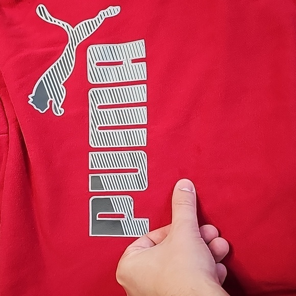 PUMA large red athletic hoodie - Picture 7 of 7